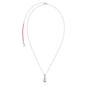 Five Elements Solid 925 Sterling Silver, 18K Gold/White Gold Plated Pendant Gemstone Necklace