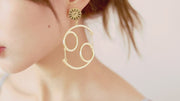 THE ZODIAC ART Cancer Single Earring