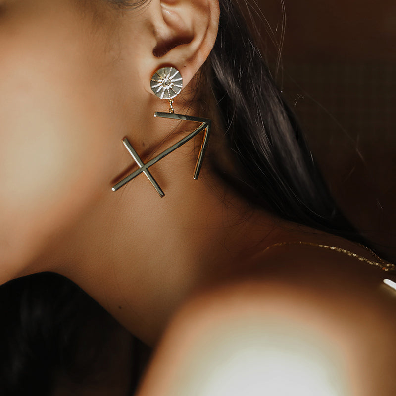 THE ZODIAC ART Sagittarius Single Earring