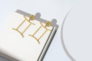 THE ZODIAC ART Gemini Single Earring
