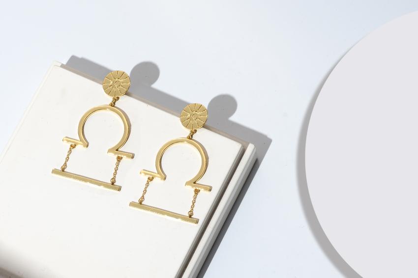 THE ZODIAC ART Libra Single Earring