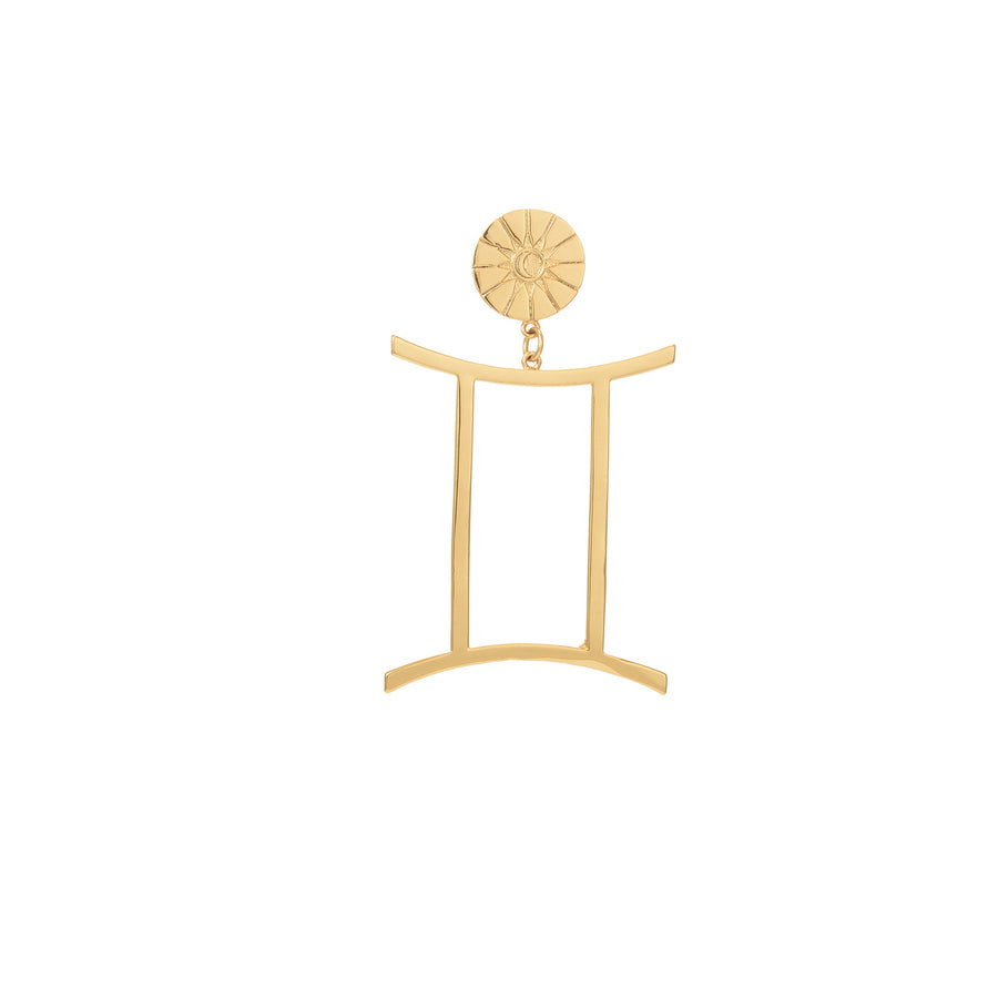 THE ZODIAC ART Gemini Single Earring