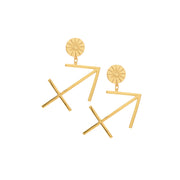 THE ZODIAC ART Sagittarius Single Earring