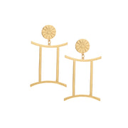 THE ZODIAC ART Gemini Single Earring