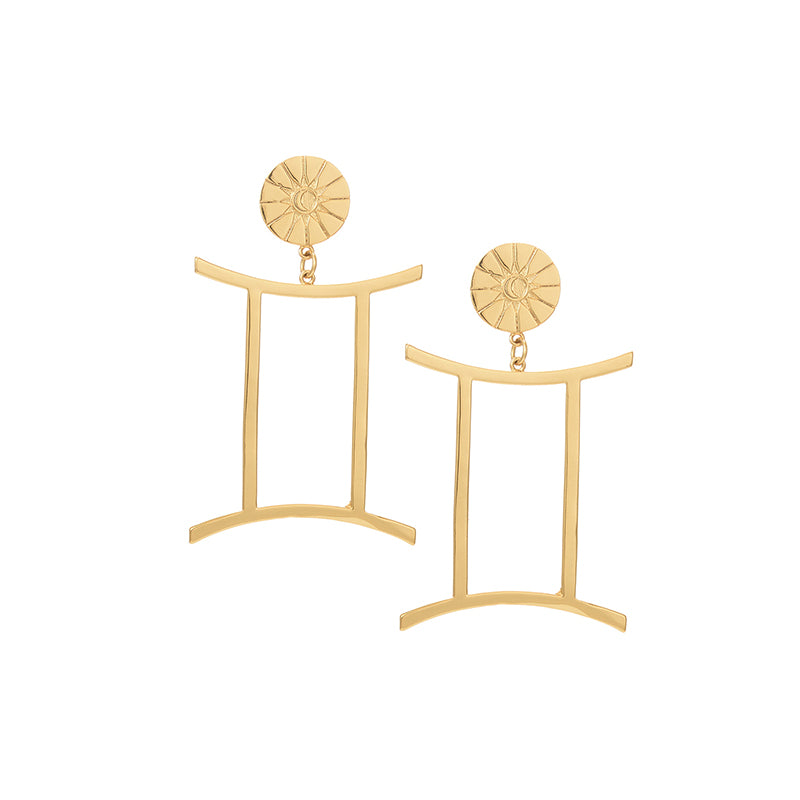 THE ZODIAC ART Gemini Single Earring