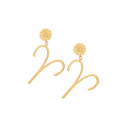 THE ZODIAC ART Aries Single Earring