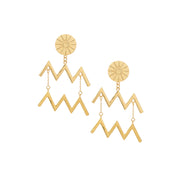 THE ZODIAC ART Aquarius Single Earring