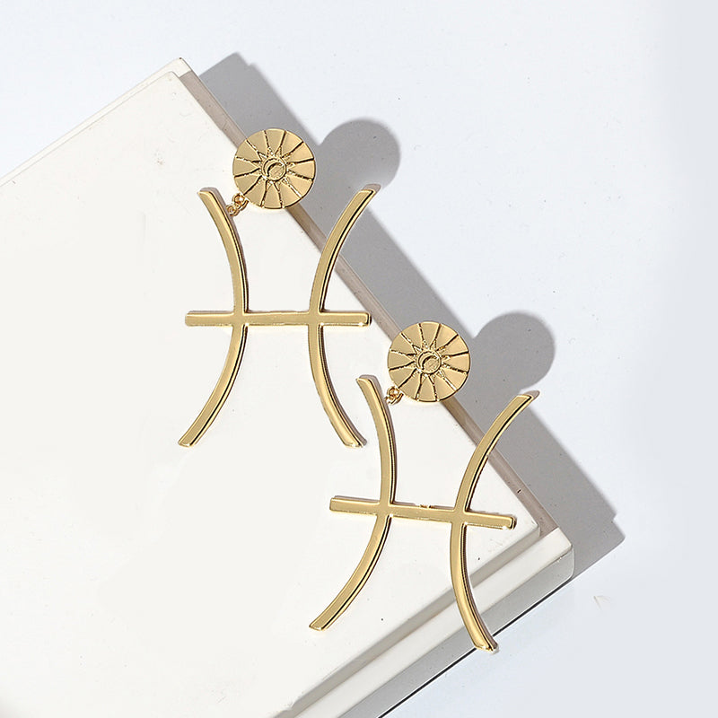 THE ZODIAC ART Pisces Single Earring
