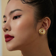 Pearls of Fortune 18K Gold Plated Pearl  Earrings / Ear Clips