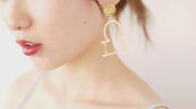 THE ZODIAC ART Libra Single Earring