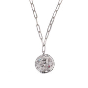 12 CONSTELLATIONS Virgo double-sided customized coin necklace