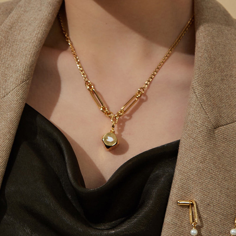 Fortune Unfolds  Lucky Dice Necklace