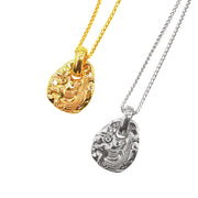 FLYING BIRD LOVE ODYSSEY 18K Gold Plated ancient Bronze Phoenix Coin Necklace