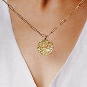 12 CONSTELLATIONS Virgo double-sided customized coin necklace