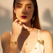 PEARLWING Butterfly pearl brooch