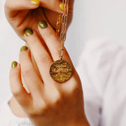 12 CONSTELLATIONS Capricorn double-sided customized coin necklace