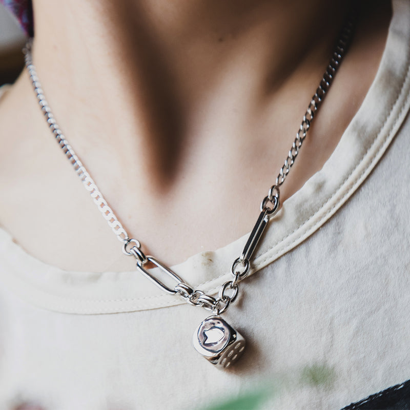 Fortune Unfolds  Lucky Dice Necklace