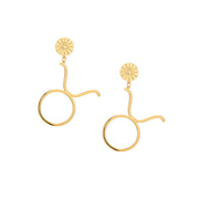 THE ZODIAC ART Taurus Single Earring