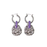 FLYING BIRD LOVE ODYSSEY 18K Gold / Platinum Plated Ancient Bronze Phoenix Coin Drop Earrings