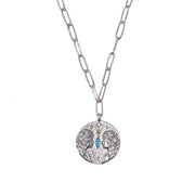 12 CONSTELLATIONS Gemini double-sided customized coin necklace