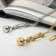 Fortune Unfolds  Lucky Dice Necklace