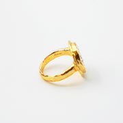 Pearls of Fortune 18K Gold Plated Pearl Ring
