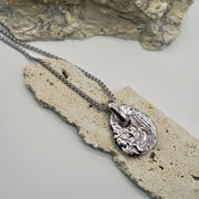 FLYING BIRD LOVE ODYSSEY 18K Gold Plated ancient Bronze Phoenix Coin Necklace