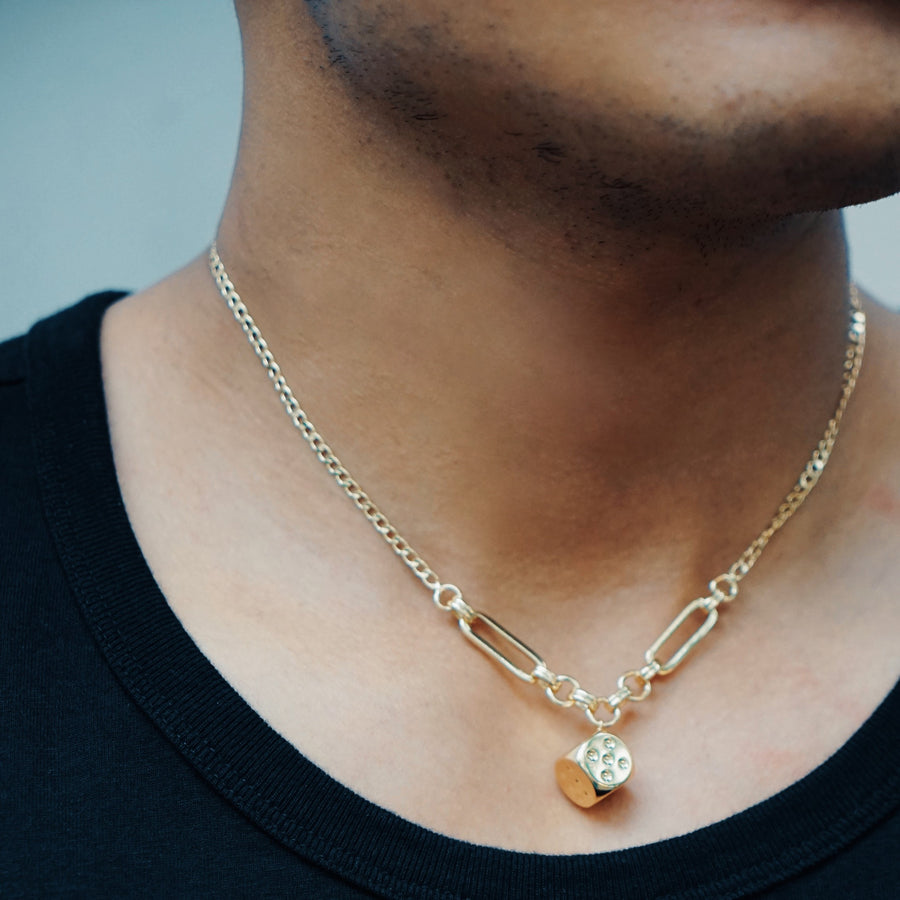 Fortune Unfolds  Lucky Dice Necklace