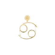 THE ZODIAC ART Cancer Single Earring