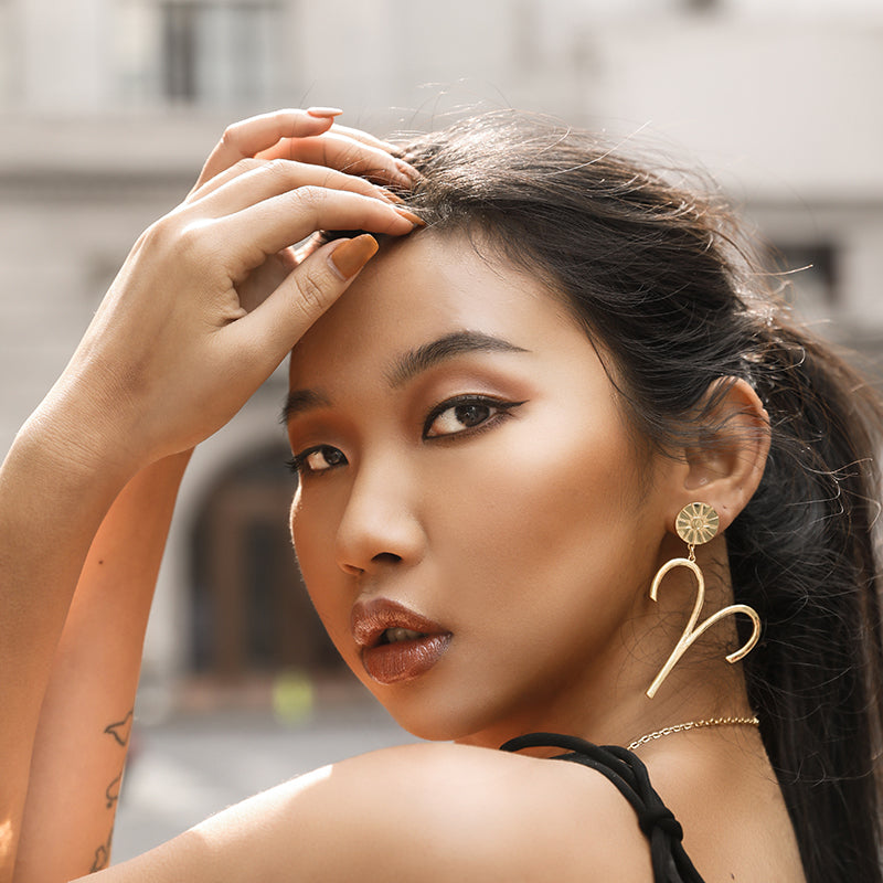 THE ZODIAC ART Aries Single Earring