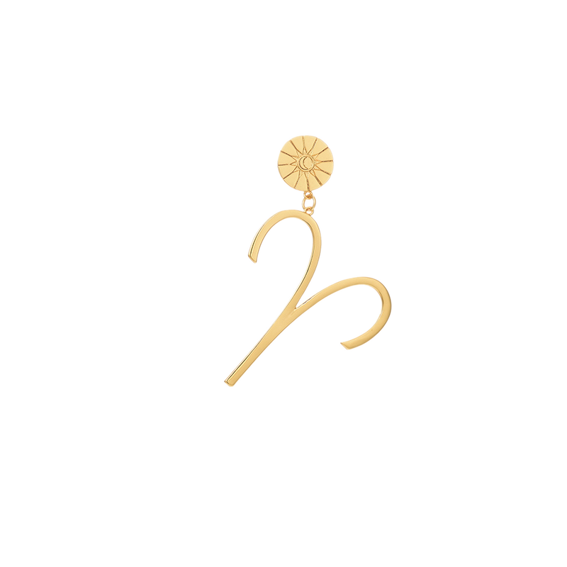 THE ZODIAC ART Aries Single Earring