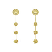 TAROT Sun Sunflower Drop Earrings