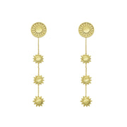 TAROT Sun Sunflower Drop Earrings
