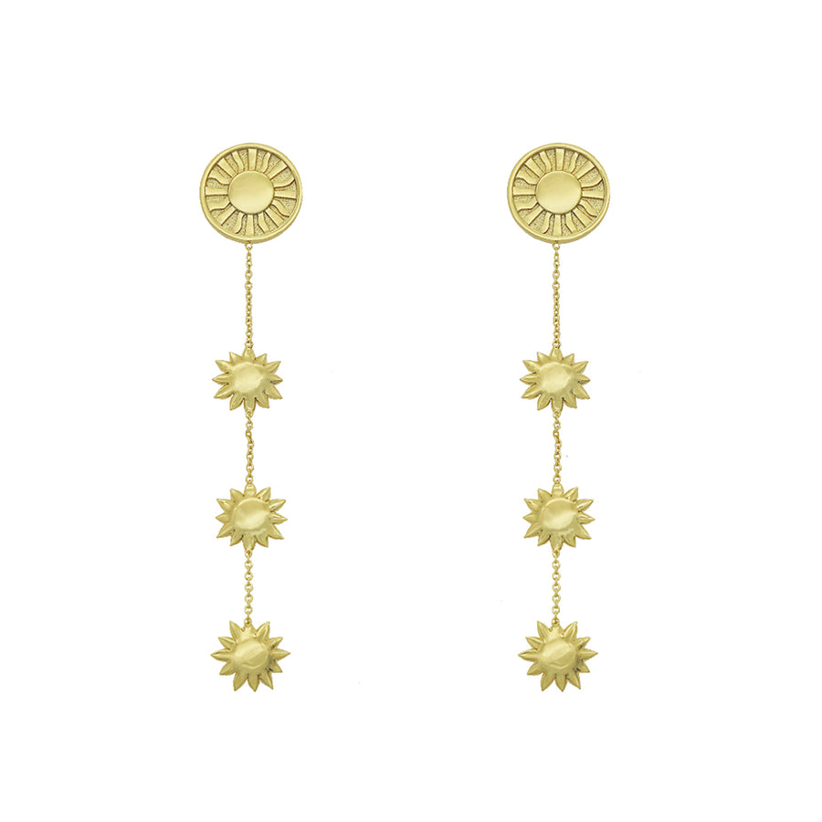 TAROT Sun Sunflower Drop Earrings