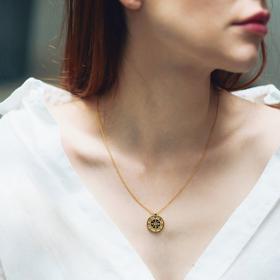 TAROT The Wheel Of Fortune Necklace