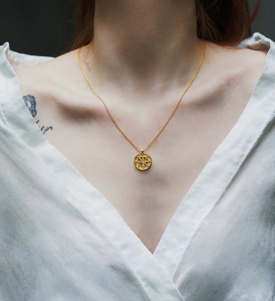 TAROT The Wheel Of Fortune Necklace