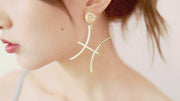 THE ZODIAC ART Pisces Single Earring