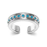 Lotus Within · 18K Gold Vermeil / Rhodium Plated Sterling Silver Starlight Dew Adjustable Open Ring