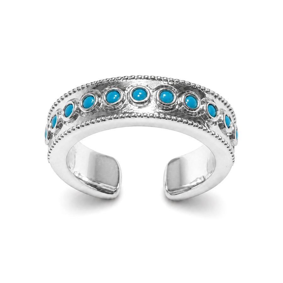 Lotus Within · 18K Gold Vermeil / Rhodium Plated Sterling Silver Starlight Dew Adjustable Open Ring