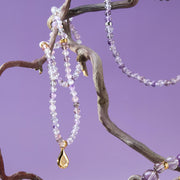 Five Elements「Super Seven」 Pendant 3 Layered Crystal Bracelet & Necklace