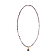 Five Elements「Super Seven」 Pendant 3 Layered Crystal Bracelet & Necklace