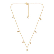 Lotus Within · 18K Gold Vermeil Detachable Double-Layer Lotus Drop Coin Necklace