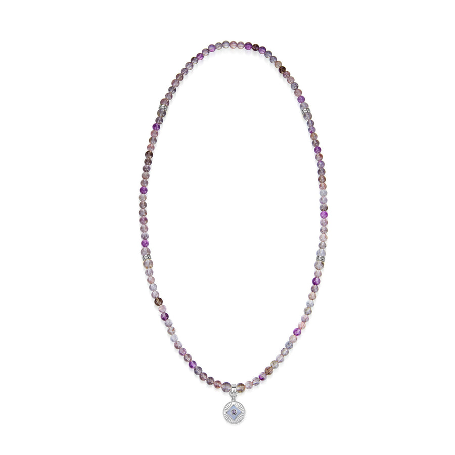 Five Elements「Super Seven」 Pendant 3 Layered Crystal Bracelet & Necklace