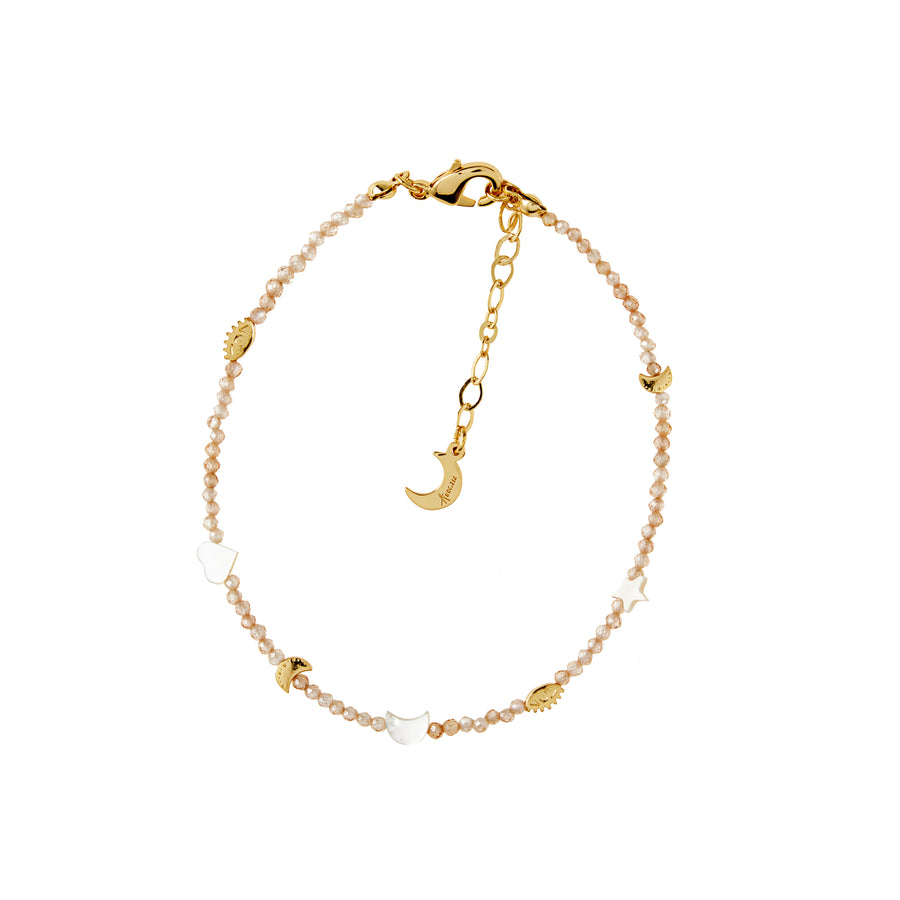 Daughter of Ra God Evil eye Color Crystal Choker Necklace & Bracelet