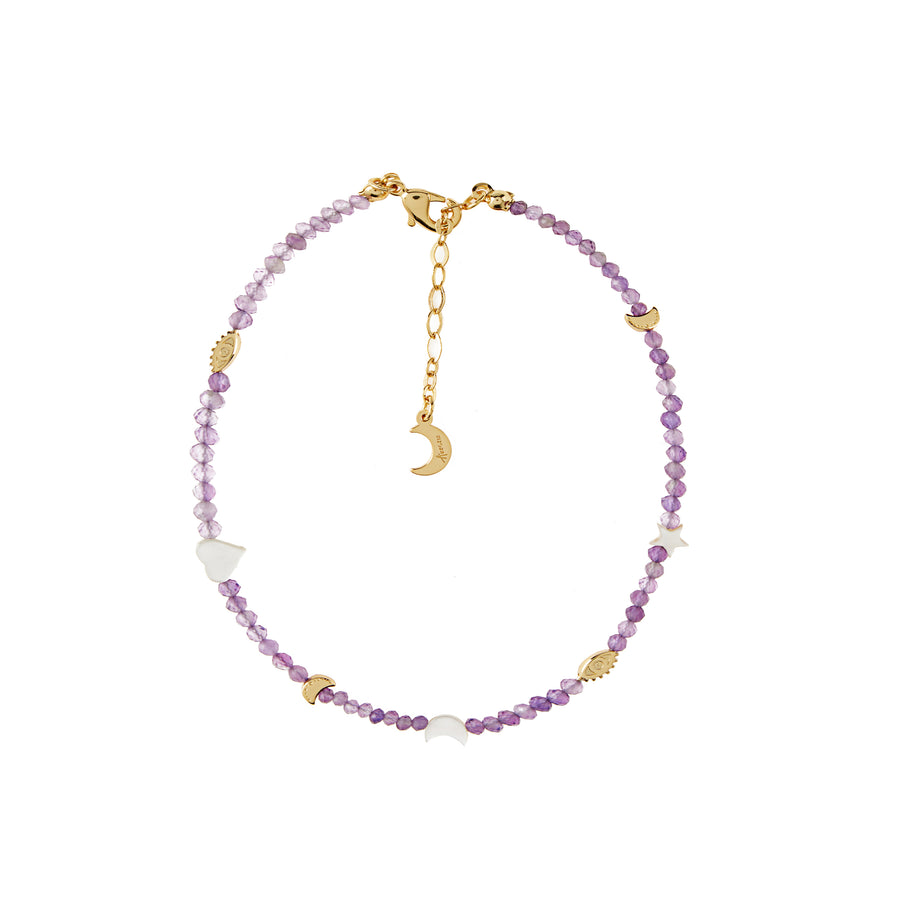 Daughter of Ra God Evil eye Color Crystal Choker Necklace & Bracelet