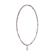 Five Elements「Super Seven」 Pendant 3 Layered Crystal Bracelet & Necklace