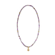 Five Elements「Super Seven」 Pendant 3 Layered Crystal Bracelet & Necklace