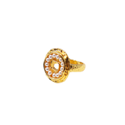 ANCIENT COINS 18K Gold Plated Pearl Ring
